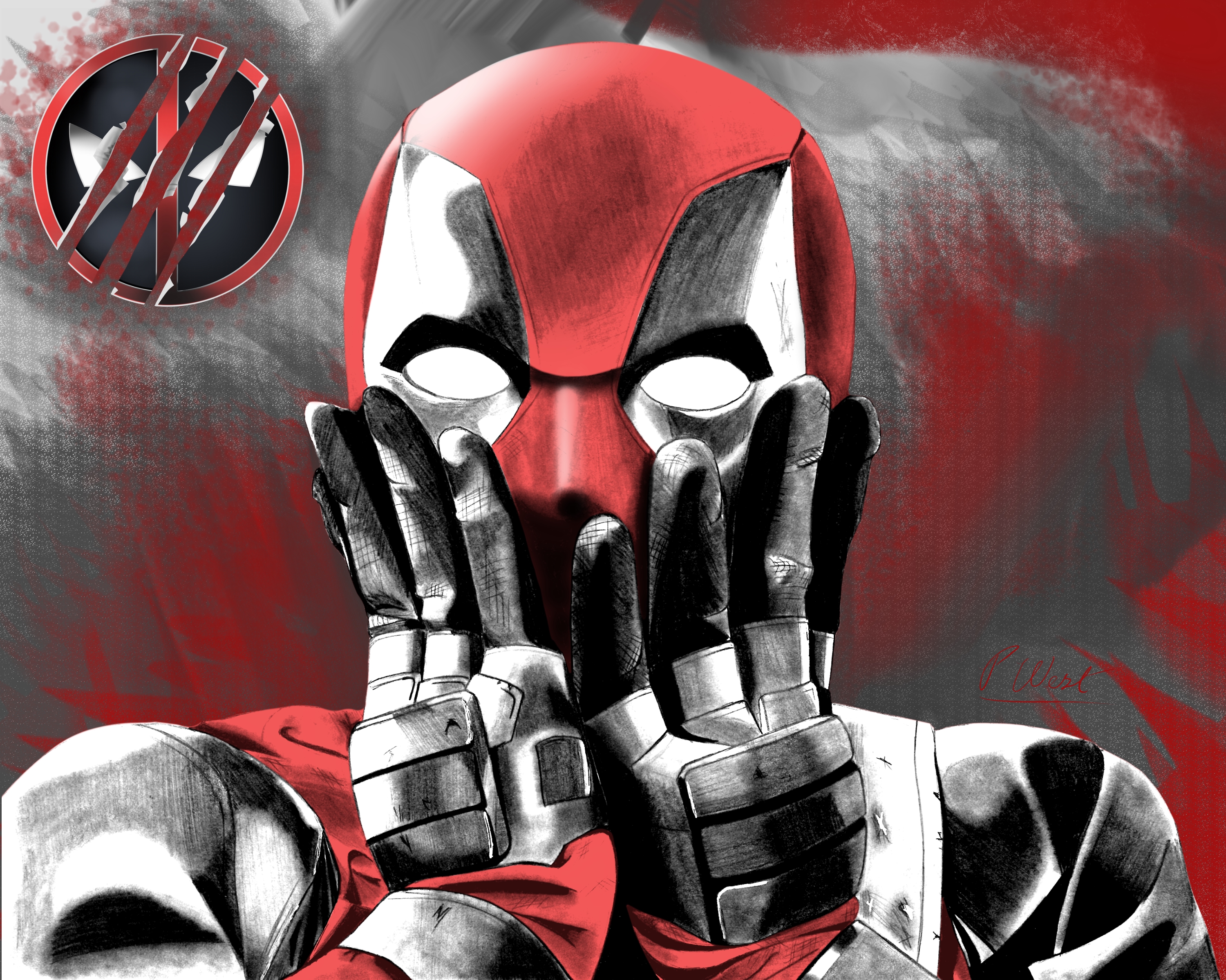 This is a print of Deadpool